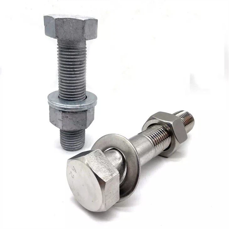 A4 DIN931 Pernos Hexagonales Y Tuercas De Media Rosca