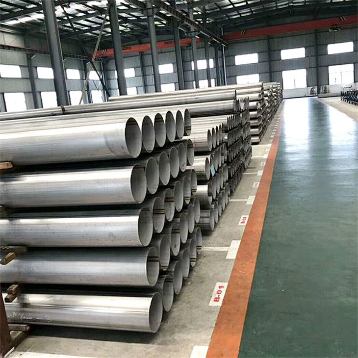 Tubos De Acero Inoxidable De Gran Calibre Sin Costura